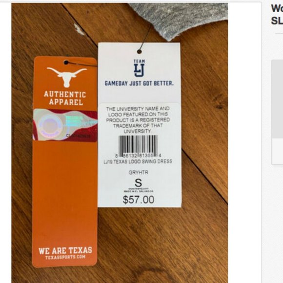 UNIVERSITY OF TEXAS LONGHORNS LOGO SWING DRESS - Picture 11 of 11